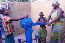 Drinking water well in Ivory Coast. 