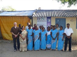  The project team in India 