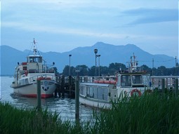  Boats at the Chiemsee in Germany 