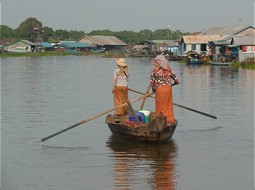  Dorf am Tonle Sap See 