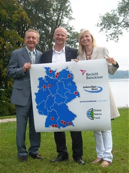  Gründungsveranstaltung im September 2009
Pierre Franckh, Udo Gattelöhner und Michaela Merten (v.l.) 
