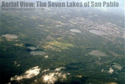  Luftaufnahme der Sieben Kraterseen Von San Pablo City 