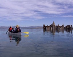  Canoeing on Mono Lake 