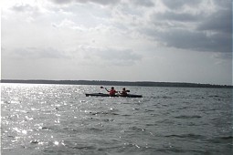  Kanufahrer auf dem Schweriner See 