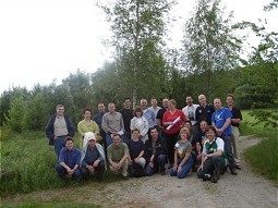  Gruppenfoto am Bodensee im Rahmen des EU Life Projektes 