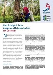  Fact Sheets 
Nachhaltigkeit beim Anbau von Naturkautschuk 