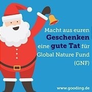  Auf der Plattform gooding.de können Sie die Projekte des GNF mit ihrem Einkauf unterstützen. 