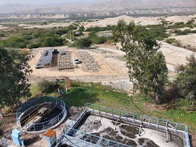  Aerial view on the plant during the construction phase 